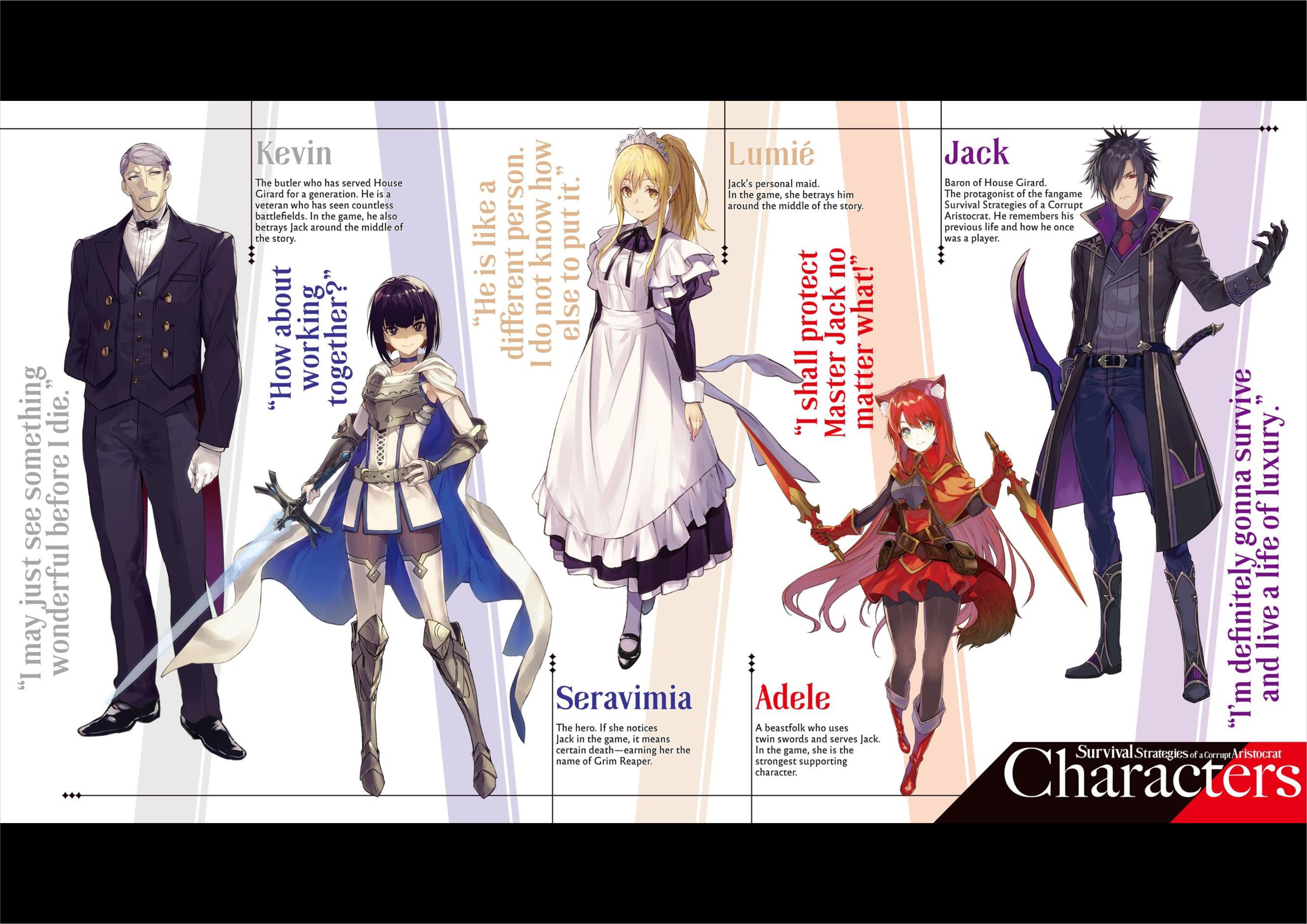 Akutoku Kizoku no Seizon Senryaku Volume 1 - Megumi Novel